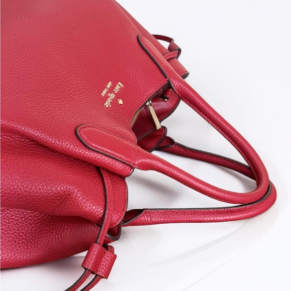Authentic Kate Spade Red Dumpling Satchel Crossbody Handbag with COA! - Picture 9 of 14